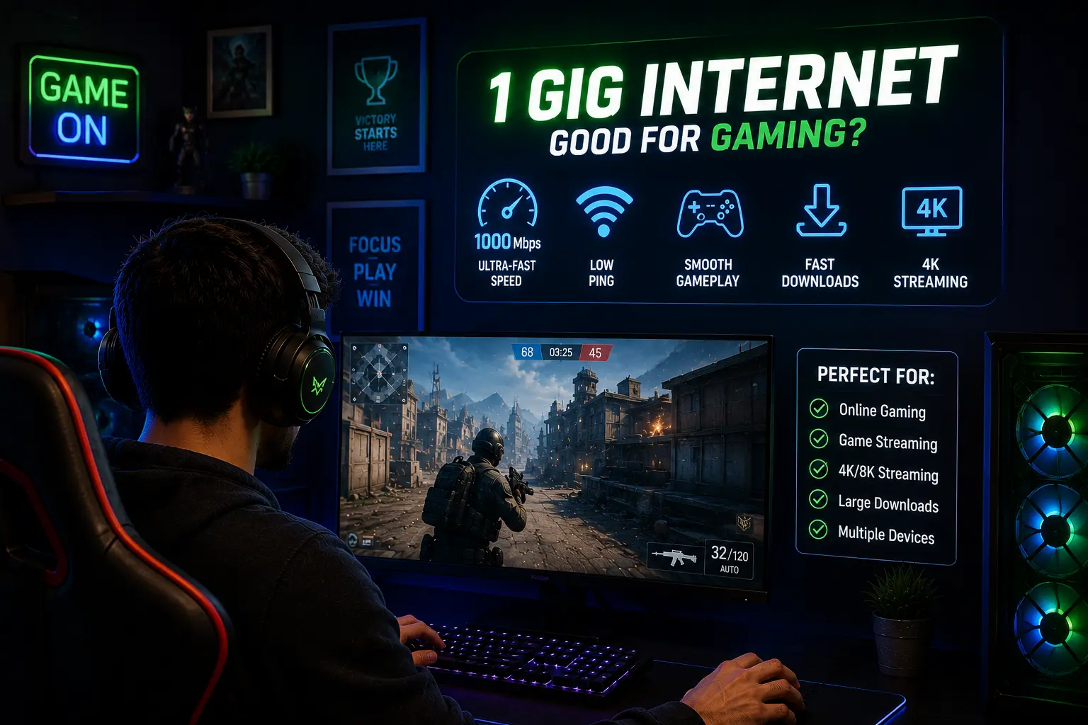 Is 1 Gig Internet Good for Gaming? (Everything You Need to Know)