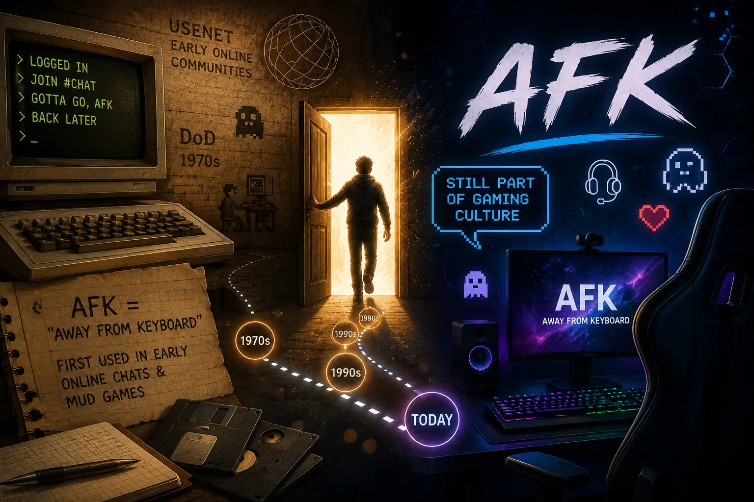 What is AFK in Gaming? (Meaning, Origin & Examples) 3 Where Did the Term AFK Come From?