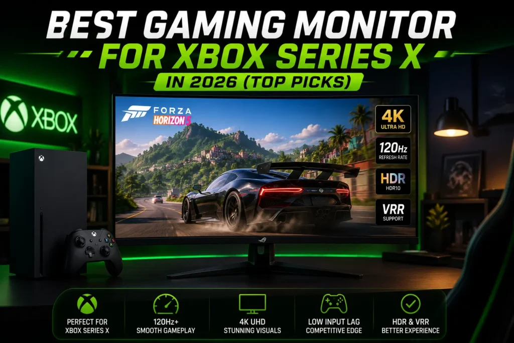 Best Gaming Monitor for Xbox Series X in 2026 (Top Picks)