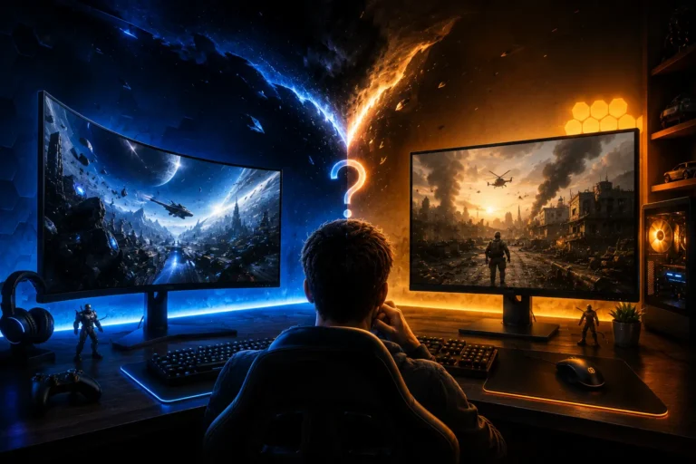 Curved vs Flat Monitor for Gaming: Which Is Actually Better? 7 Curved vs Flat Monitor for Gaming Which Is Actually Better