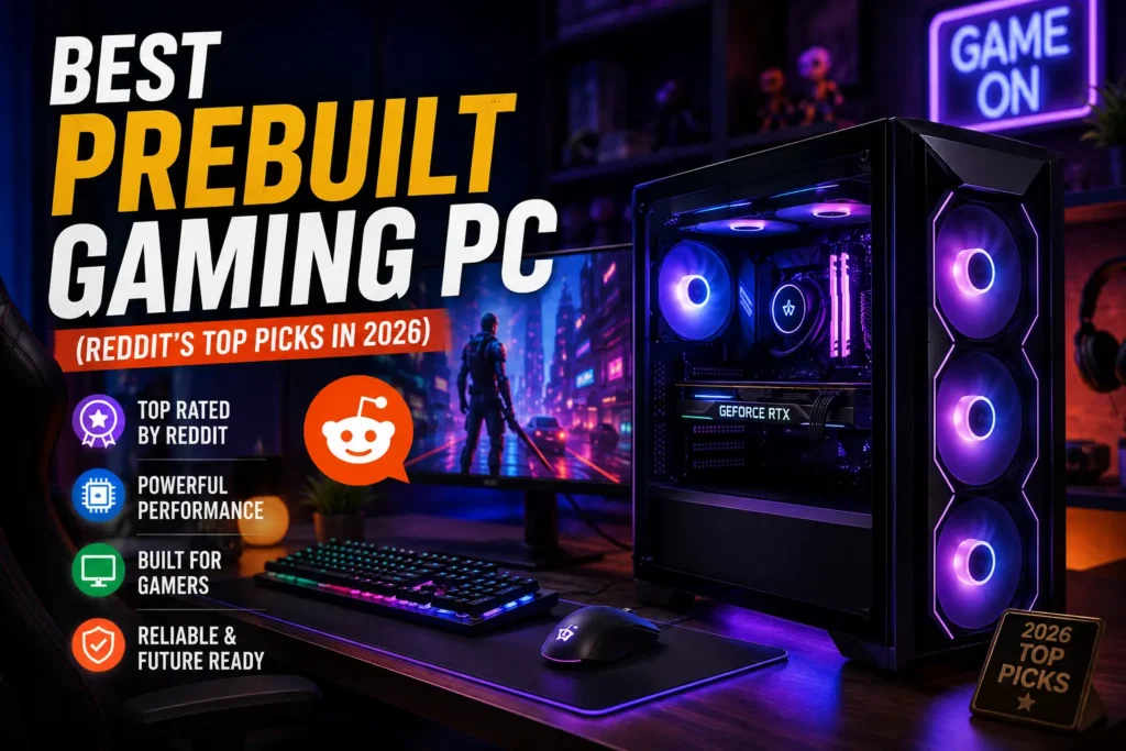Best Prebuilt Gaming PC (Reddit's Top Picks in 2026) 2 Best Prebuilt Gaming PC (Reddit's Top Picks in 2026)